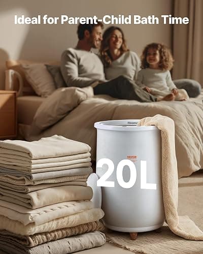 VEVOR Towel Warmers for Bathroom, Towel Warmer Bucket Auto Shut Off for Spa Fits up to 3 Oversized Towels, Blankets, Clothes, Bathrobes, PJ's and More thumbnail 6