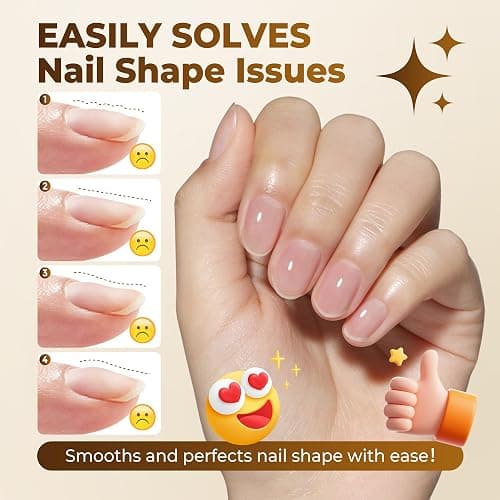 UNA GELLA 9 in 1 Gel Nail Glue U V Light Super Hold for Gel Nails Tips, 10 ml Brush On Nail Glue for Light-color Press On Nails, Rhinestones, Base coat, Blooming Art, Acrylic Tips Lamp Needed thumbnail 8