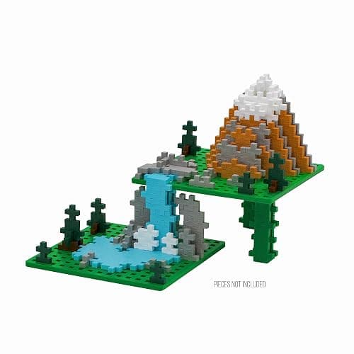 PLUS PLUS Baseplates, Green 12 Pack - Base Accessory 4.5 x 4.5 Inches | For Building and Displaying Creations, STEM Toy for Kids, Bulk Baseplates, Classroom Must Haves, Stem Bins thumbnail 3