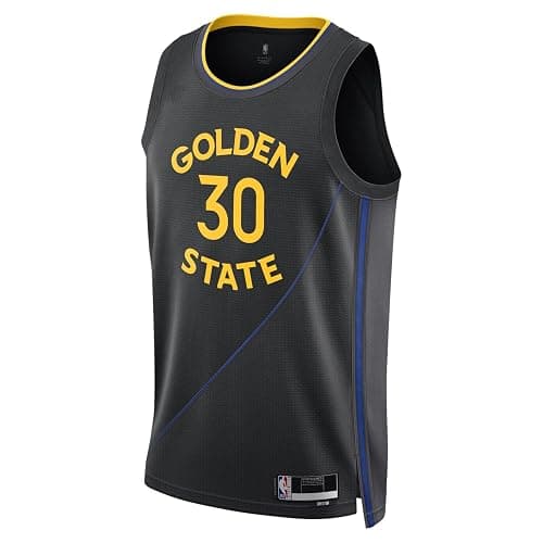 Stephen Curry Golden State Warriors NBA Kids Youth 8-20 Black Statement Edition Swingman Jersey thumbnail 2