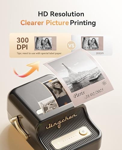 NIIMBOT B21 Pro Label Maker, 300DPI HD Label Printer, Ideal for Notes,Photos, Study Graphics, Memo Maker,50x30mm Label(Black) thumbnail 3