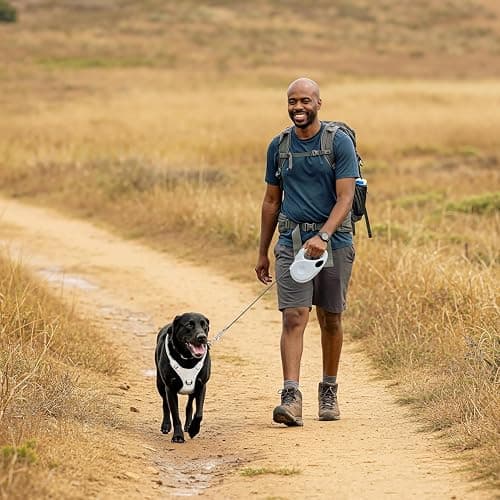 TUG Dog Harness with 2 Leash Connection Points | Adjustable, Padded, Lightweight | Handle on Back | No-Pull Front Clip (Medium, Green) thumbnail 5