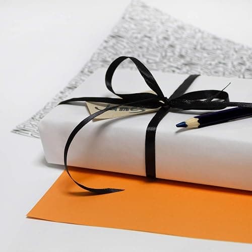 Black Ribbon 1/4 Inches 36 Yards Satin Roll Perfect for Scrapbooking, Art, Halloween, Wreath, Corset, Floral, Packing Birthday, Wrapping Christmas Projects Dark thumbnail 2