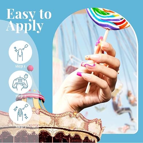 Beetles 23Pcs Gel Nail Polish Set with Base Gel Top Coat Summer Bright Colors, 2025 Summer Gel Polish Kit Blue Pink Purple Orange Green Glitter Soak Off Uv Led Nail Gel Trendy Rainbow Nail Art thumbnail 5