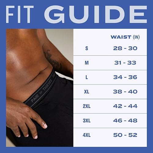 Pair of Thieves Men's Underwear Boxer Briefs - Soft Cotton Boxer Briefs for Men Pack - 4 Pack Tagless Mens Underwear thumbnail 6