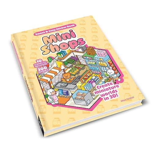 Mini Shops Sweet & Cozy Sticker Book: 10 Scenes to Decorate with 300 Stickers! Create Miniature Worlds in 3D! thumbnail 7