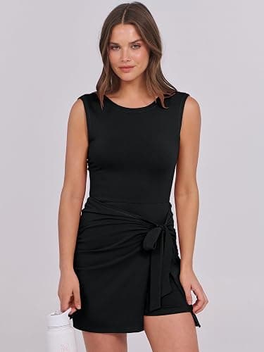 Caracilia Romper Skort Mini Dress thumbnail 6