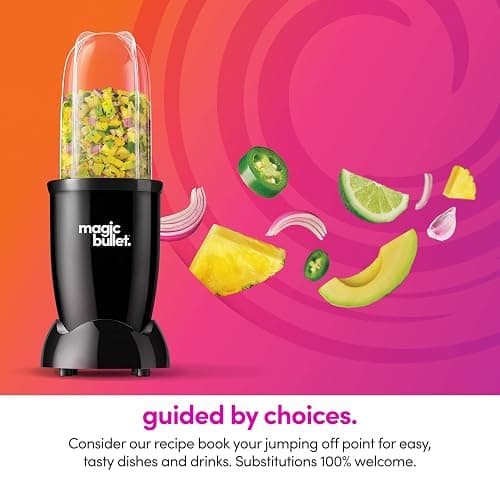 magic bullet Blender, Small, Black, 11 Piece Set thumbnail 6