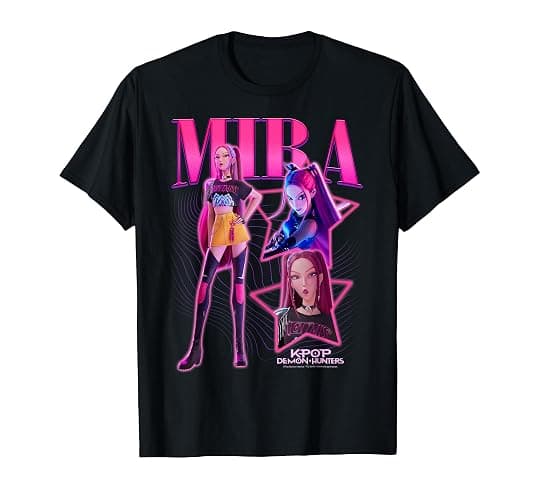 Kpop Demon Hunters Mira Showcase Y2K Style Poster T-Shirt - Image 1