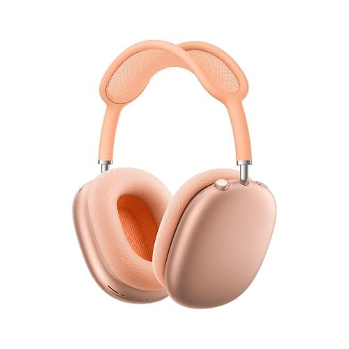 Apple AirPods Max Wireless Over-Ear Headphones, Pro-Level Active Noise Cancellation, Transparency Mode, Personalized Spatial Audio - Orange with AppleCare+ (2 Years) thumbnail 2