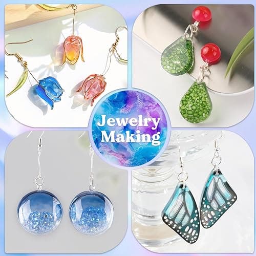 LET'S RESIN Epoxy Resin Paint Pigment 16 Color Concentrated Liquid Epoxy Resin Dye, Colorant for Resin Coloring, Resin Jewelry, Resin Art Crafts DIY Making (Each 0.35oz) thumbnail 5