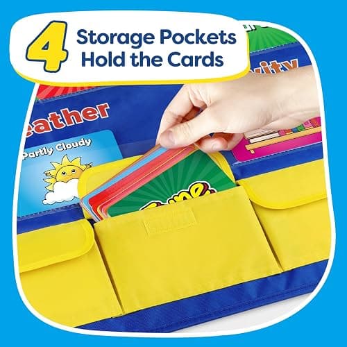 Aizweb Classroom Calendar Pocket Chart,Monthly Calendar for Kid Preschool Kindergarten Classroom Elementary Must Haves,Classroom Decorations Decor,Homeschool Teacher Supplies,Back to School Supplies thumbnail 6