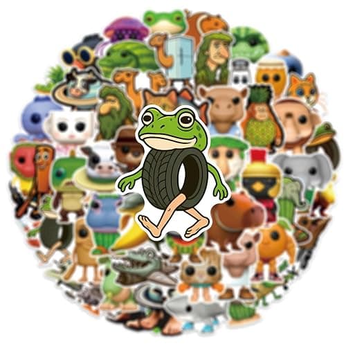50Pcs Italian Brainrot Animals Stickers for Kids, Tralalero Tralala Stickers for Water Bottles, Tung Tung Tung Sahur Sticker Pack Waterproof Vinyl for Laptop Phone Party Favors Decals thumbnail 5