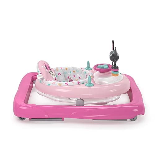 Bright Starts Disney Baby Minnie Mouse Forever Besties 2-in-1 Baby Activity Walker - Easy Fold Frame and Removable -Toy Station, 6 Months and up thumbnail 4