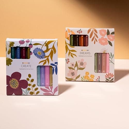 DIVERSEBEE Aesthetic Highlighters and Gel Pens, Earthy Bible Highlighters No Bleed, 8 Pack Assorted Colors Cute Journaling Pens, Bible Study Supplies (Dreams) thumbnail 8