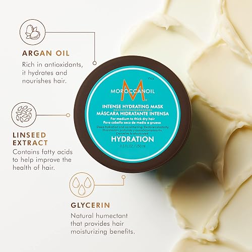 Moroccanoil Intense Hydrating Mask, 250ml, (Pack of 1) thumbnail 4