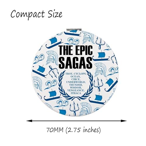 FADDBUK Epic The Musical Lover Gift Ocean Sagas Gift Ocean Saga Makeup Mirror for Musical Fan (Musical Saga Mirror) thumbnail 3