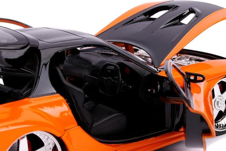 fast & furious han's mazda rx-7 1:24 die-cast vehicle thumbnail 4
