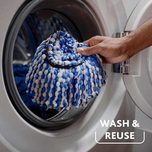O-Cedar RinseClean Spin Mop & Bucket System + 1 Extra Mop Head | Clean with Clean Water | Removes 99% of Bacteria thumbnail 8