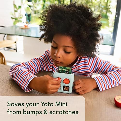 Yoto Mini Adventure Jacket in Frog Soup (Green) with Matching Wrist Lanyard – Accessory for Kids Mini Audio Device, Anti-Slip Silicone Skin Cover, Fitted Protective Sleeve Case thumbnail 3