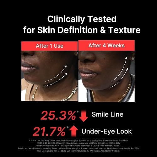 medicube Booster Pro X2™ - 7 in 1 Glow Beauty Device, 2X Glow Care, Pink | 7-IN-1 Korean Skincare Device - 2X Care for Glow, Pores, Skin Definition & Radiance, Customized Dual & Mask Modes, Pink thumbnail 6