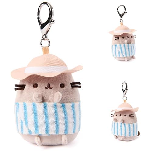 GUND Pusheen Tropical Vacation 3-Inch Surprise Plush (UNbox 1 of 8 Styles) | Blind Bag Mystery Unboxing Inspires Fun Beach Roleplay Adventures; Includes One Random 3.5-Inch Stuffed Keychain Bag Charm thumbnail 3