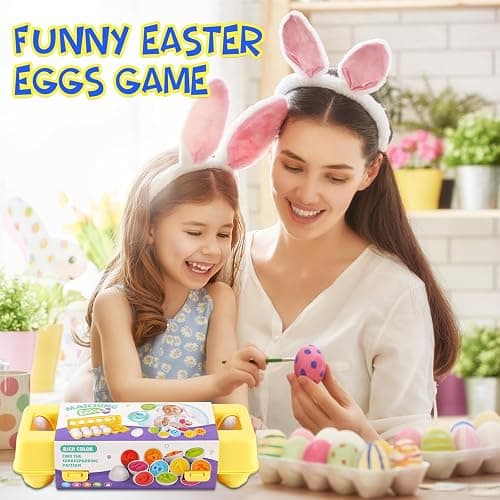 LOOIKOOS Matching Eggs for Toddlers-12PCS Preschool Educational Learning Color & Number Recognition Sorting Skills,Easter Gifts Basket Stuffers thumbnail 6