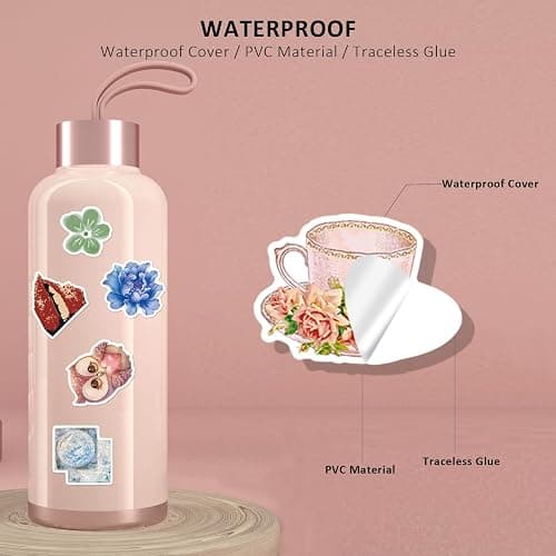 200PCS Vintage Aesthetic Stickers, Victorian Aesthetic Stickers for Water Bottles, Scrapbook Aesthetic Stickers, Vintage Junk Journal Stickers Teens Adults - 200PCSVintage Aesthetic thumbnail 3