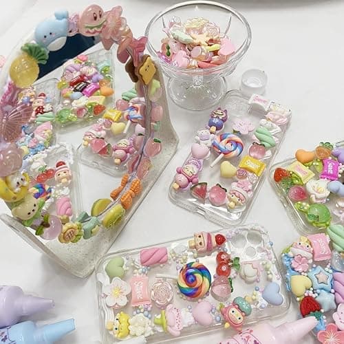 Cream Glue for DIY Crafts, 4pcs (50ml Each) White Decoden Cream DIY Phone Case Kit with 4pcs Piping Tips, Perfect for Handmade Crafts and Decorations (White) thumbnail 3