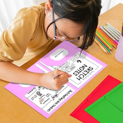 FUCDTEFC 6 Pack Folders with Pockets, Pastel Color Heavy Duty Pocket Folder, Paper 2-Pocket Folders with Pockets, Aesthetic File Folder for Document Back to School Office Filing Supplies thumbnail 8