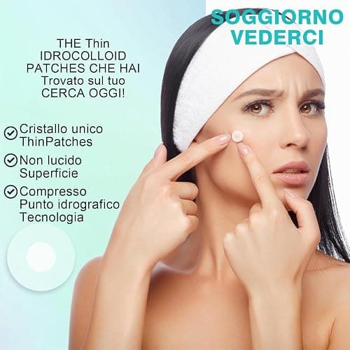Parches Granos Acné Pimple Patches Hidrocoloide Invisibles 264 piezas | Versión día y noche Ácido salicílico y aceite de árbol de té absorbentes e impermeables 5 TAMAÑOS thumbnail 6