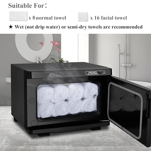Hot Towel Warmer, 8L Towel Warmer Spa, Towel Warmer for Facials, Professional Towel Warmer, Small Towel Warmer Cabinet, Suitable for Spa, Salon, Barbershop, Esthetician… thumbnail 3