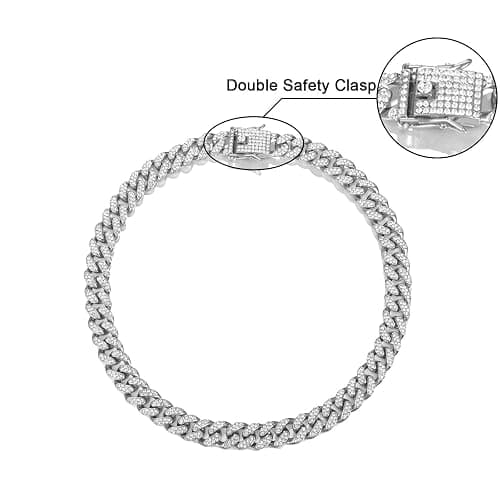 FEEL STYLE Cuban Link Chain for Men, Iced out Miami Cuban Necklace Jewelry | 13MM Cuban Link Chain Necklace for Men, Miami Curb Chain Diamond Necklace, Bling Hip Hop Jewelry.Gift Box Included. thumbnail 5