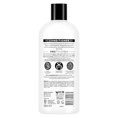 TRESemmé Rich Moisture luxurious moisture for all-day hydration 3xShampoo for dry hair 680 ml & Rich Moisture luxurious moisture for all-day hydration 2xConditioner for dry hair 680 ml 5 piece - 3x Shampoo + 2x Conditioner thumbnail 6