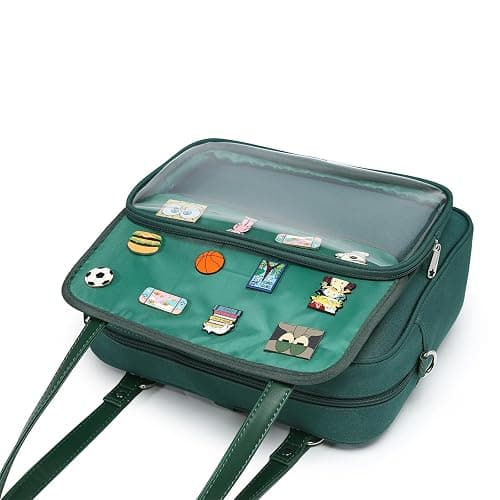 Oxford Ita Bag Crossbody Shoulder Bag Satchel Messenger Backpack Multi-Purpose Pins Display thumbnail 3
