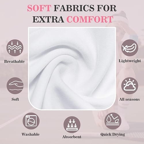 8 Pack Headbands for Women, Elastic Soft Hair Bands Non Slip Women's Fashion Headbands for Daily Workout Yoga Running thumbnail 3