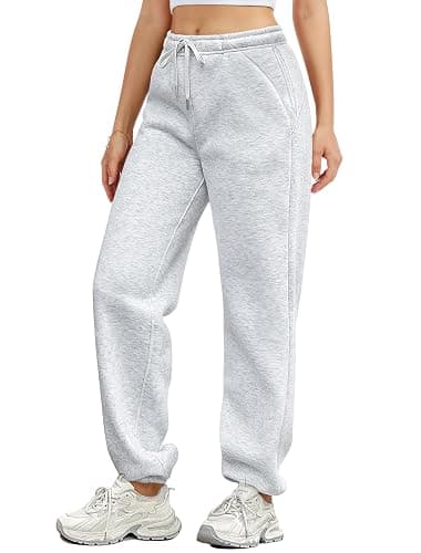 Cyenaly Women Sweatpants Baggy Lounge Pants Fleece Lined Sweat Pant Workout Active Joggers with Pockets Fall Clothes 2025 - Image 1