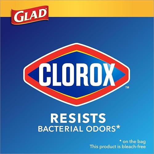 Glad Odorshield Small Drawstring Trash Bags, 4 Gal, Pink, Cherry Blossom, 34 Ct, Pack May Vary - Cherry Blossom - 34 Count (Pack of 1) thumbnail 3