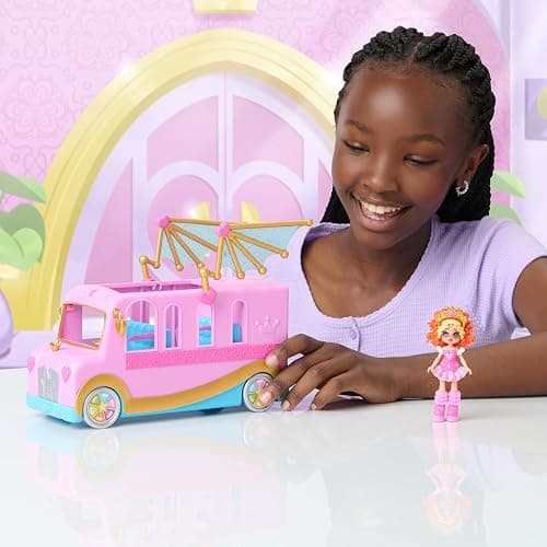 Royale High Bus & Glam Closet - (1) Exclusive Doll, On-The-Go Glam Closet, Moveable Wings, Working Wheels and Room for 4 Friends - Virtual Item Code Included - Ages 5+ thumbnail 5