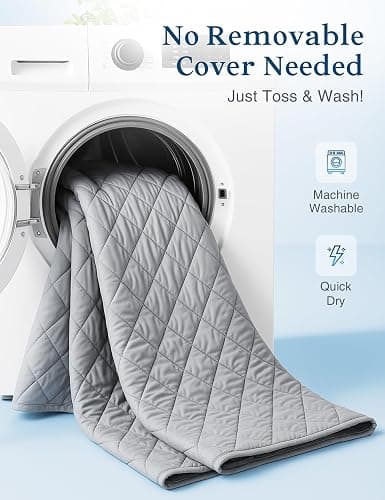 ZonLi Cooling Blanket for Hot Sleepers 50"x70", Q-Max 0.5 Lightweight Cool Touch Breathable Summer Blanket for Night Sweats, All-Season Cold Blankets, Mist Gray thumbnail 7