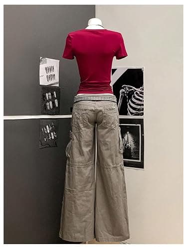 SOLY HUX Women's Graphic Tees Y2K Vintage Gothic Tops 2000s Streetwear Shirt Emo Scene Alternative Clothes for Women thumbnail 4