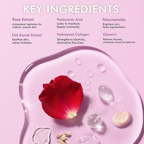 AzLucaky Under Eyes Patches, 40 Pairs Rose Hydrogel Eye Mask for Puffy Eyes and Dark Circles with Rose Essence, Hyaluronic Acid & Niacinamide, Deep Hydrating Eye Treatment for Men & Women thumbnail 4
