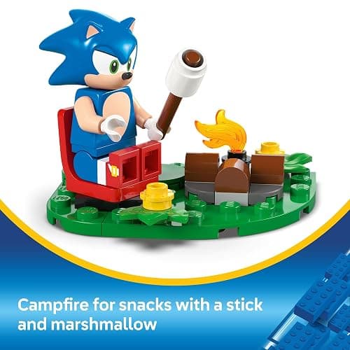 LEGO Sonic The Hedgehog : Sonic’s Campfire Clash, Collectible Gaming Toy for Kids and Video Game Fans, Fun Buildable Playset for Boys and Girls Aged 7 and Up 77001 thumbnail 5