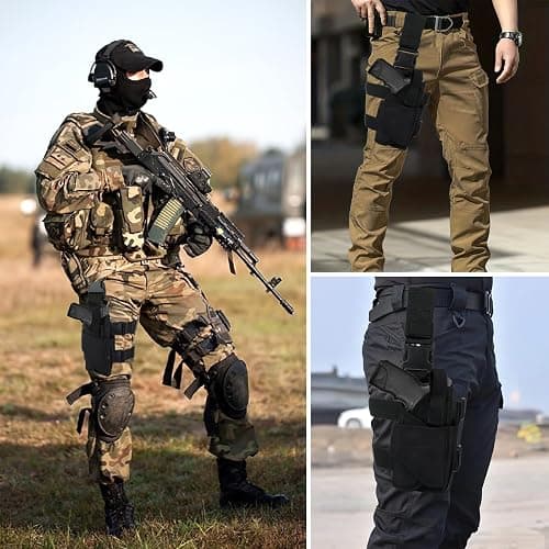 Drop Leg Holster, Leg Holsters for Pistols, Thigh Holster for Men thumbnail 7