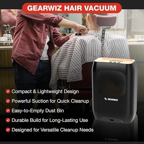 Gearwiz Touchless Automatic Electric Vacuum Dustpan with Nozzle Attachment – Hands-Free, Multi-Mode Floor Cleaner for Professional Use thumbnail 5