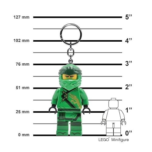 LEGO Ninjago Large 3 Inch Tall Figure Keychain Light - Lloyd (KE150H) thumbnail 2