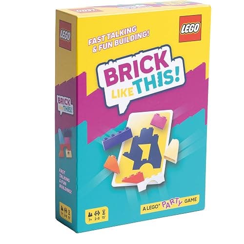 Asmodee Brick Like This! The Official Lego Party Game - A Fast, Fun Building Game for Families, Kids, Teens & Adults, Ages 7+, 2-8 Players, 15 Minute Playtime | A Fast, Fun Building Game for Families, Kids, Teens & Adults, Ages 7+, 2-8 Players, 15 Minute Playtime - Image 1