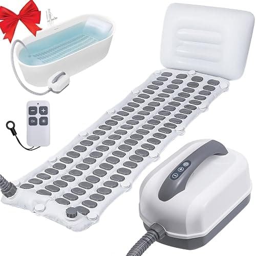 YSVORTOT Upgraded 2.0 Bathtub Spa,Bubble Bath Mat-Portable Bathtub Spa Mat - Electric Bubble Massage Mat with Remote Control, Simplicity of Operator,Help You Relax Both Physically and Mentally - Image 1