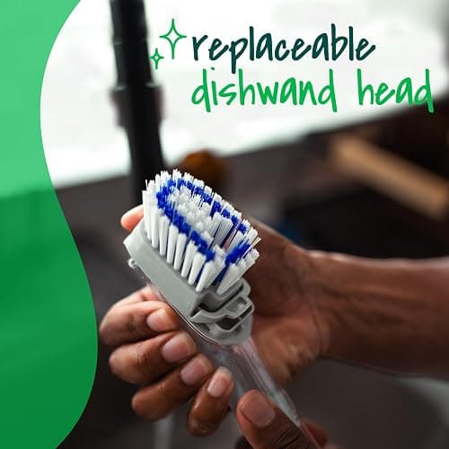 Scotch-Brite Odor Resist Soap Control Dishwand Brush, Non-Scratch Cleaning Brush with Scraper, Stands Upright, 1 Pack thumbnail 10