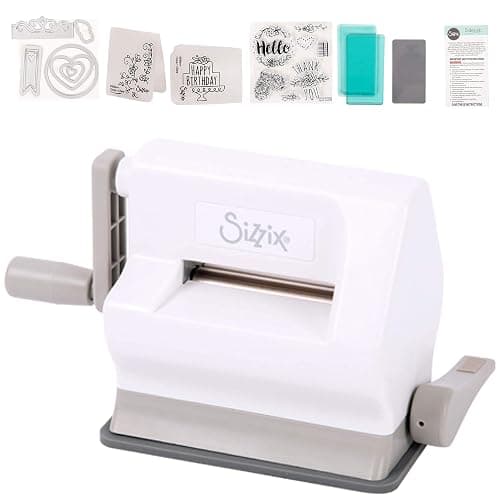 Sizzix Sidekick Starter Kit 661770 Portable Manual Die Cutting & Embossing Machine for Arts & Crafts, Scrapbooking & Cardmaking, 6.35 cm Opening, 2.5" Opening, White thumbnail 4
